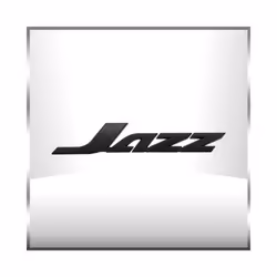 3D Car Styling For Jazz Chrome Metal Letter Logo Emblem Rear Trunk Badge - black