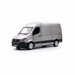 Mercedes-Benz Sprinter Toy Car Model 1/36 RMZ City Diecast Alloy Miniature - Silver