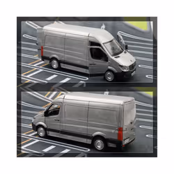 Mercedes-Benz Sprinter Toy Car Model 1/36 RMZ City Diecast Alloy Miniature - Silver