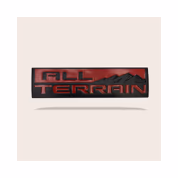 3D Metal  ALL TERRAIN Emblem Decoration Rear Trunk stickers For Chevrolet - D
