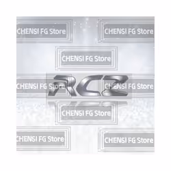 3D Metal For Peugeot RCZ Alloy Badge Chrome Silver Glossy black Car Rear - RCZ