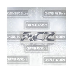 3D Metal For Peugeot RCZ Alloy Badge Chrome Silver Glossy black Car Rear - RCZ