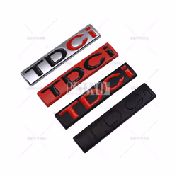 Car Styling 3D TDCI Trunk Metal Zinc Alloy Emblem Rear Body Tailgate Accessory - Style 1