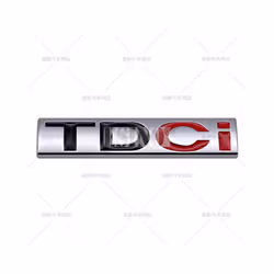 Car Styling 3D TDCI Trunk Metal Zinc Alloy Emblem Rear Body Tailgate Accessory - Style 2
