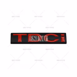 Car Styling 3D TDCI Trunk Metal Zinc Alloy Emblem Rear Body Tailgate Accessory - Style 3