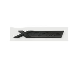 Car ABS XDrive Trunk Fender Door Logo Badge Emblem Decals Styling Sticker - New matte black