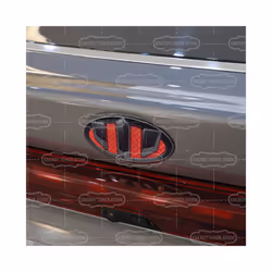 ABS Car Front Badge Rear Trunk Decals Emblem Wheel Hub Sticker Steering - 149x75mm