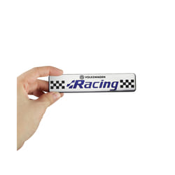 3D Car Styling Metal Aluminum Emblem Body Trunk Waterproof Stickers For - For  R Line