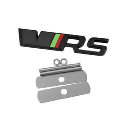Metal Car Rear Trunk Badge Sticker Front Grill VRS Emblem Logo For Skoda - Grille-Black