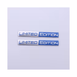 Car Styling 3D Limited Edition Decorative Metal Adhesive Emblem Rear Trunk - Red