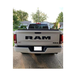 3D ABS Car Rear Tail Trunk Emblem Badge Sticker Decals For Dodge RAM 1500 - black RAM
