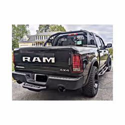 3D ABS Car Rear Tail Trunk Emblem Badge Sticker Decals For Dodge RAM 1500 - siver RAM