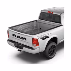 3D ABS Car Rear Tail Trunk Emblem Badge Sticker Decals For Dodge RAM 1500 - siver RAM