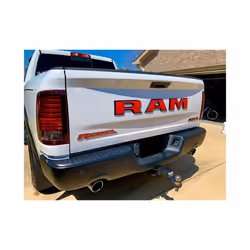 3D ABS Car Rear Tail Trunk Emblem Badge Sticker Decals For Dodge RAM 1500 - Bright carbon fiber