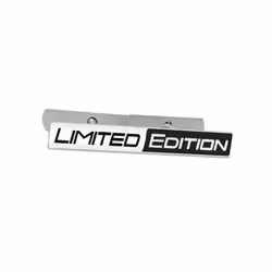 Car Styling 3D Metal Limited Edition Logo Car Front Grill Emblem Side - 9