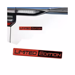 Car Styling 3D Metal Limited Edition Logo Car Front Grill Emblem Side - 5