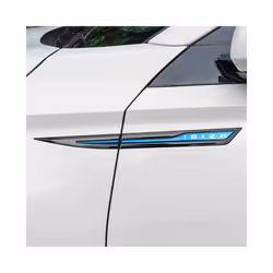 Metal Stickers for Seat Ibiza 6l 6j 6f 6k Style Car Side Wing Fender Decals - Red