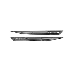 Metal Stickers for Seat Ibiza 6l 6j 6f 6k Style Car Side Wing Fender Decals - Carbon Fiber