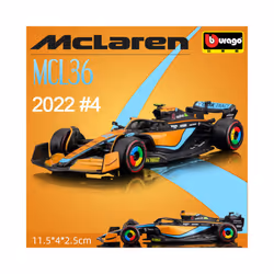 1:43 Mclaren MCL60 2023 F1Model Cars #4 Lando Norris #81 Oscar Piastri - 2022 MCL36-4