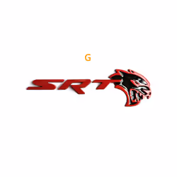 1Pc 3D Metal Car Emblem Badge For Dodge Challenger Hellcat SRT Side Fender - 1Piece For G