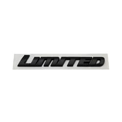 LIMITED Car Rear Trunk Emblem Sticker for Toyota 4Runner Avalon CHR Auris - A  Black  14.6x2.1cm