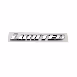 LIMITED Car Rear Trunk Emblem Sticker for Toyota 4Runner Avalon CHR Auris - A Silver  14.6x2.1cm