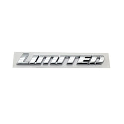 LIMITED Car Rear Trunk Emblem Sticker for Toyota 4Runner Avalon CHR Auris - A Silver  14.6x2.1cm