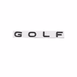 Car Metal Rear Trunk Letters Alphabet Logo Badge Emblem Decals Sticker - Matte black