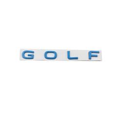 Car Metal Rear Trunk Letters Alphabet Logo Badge Emblem Decals Sticker - Blue