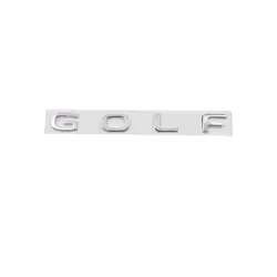 Car Metal Rear Trunk Letters Alphabet Logo Badge Emblem Decals Sticker - Silver