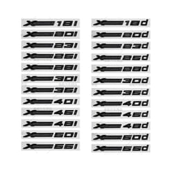 Car 3D ABS XDrive 20i 25i 28i 30i 35i 40i 48i 50i 40d 25d 30d 35d 48d - xDrive 40i, Gloss Black