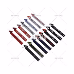 Car Styling 4Motion 3D Rear Trunk Fender Metal Zinc Alloy Emblem Badge - Style 1