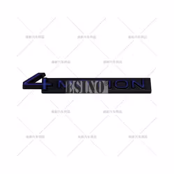 Car Styling 4Motion 3D Rear Trunk Fender Metal Zinc Alloy Emblem Badge - Style 13