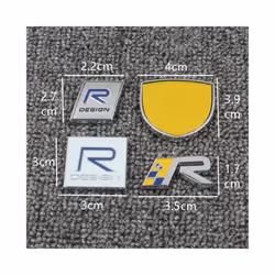 Car Styling Accessories Metal Rear Trunk Emblem Badge Sticker Decals For - 1