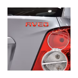 3D Alloy Metal Car Styling Sticker For Chevrolet Aveo Letter Logo Emblem - 2