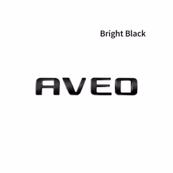 3D Alloy Metal Car Styling Sticker For Chevrolet Aveo Letter Logo Emblem - 3