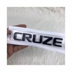 Car Stickers Trunk Cover Abs Black Silver Word Decorations For Chevrolet - ct for Cruze yin