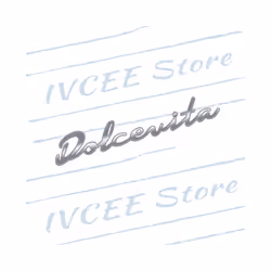 Car Accessories Metal Dolcevita Letter Emblem Rear Trunk Body Badge Sticker - 1