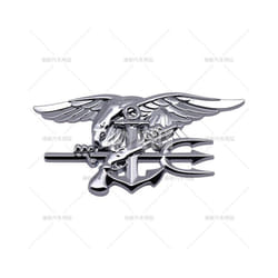 Car Styling 3D US Navy SEALs Team Decorative Metal Alloy Adhesive Emblem - Style 2