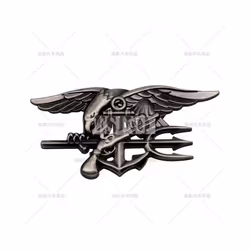Car Styling 3D US Navy SEALs Team Decorative Metal Alloy Adhesive Emblem - Style 3