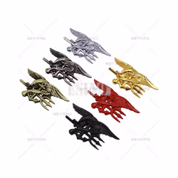Car Styling 3D US Navy SEALs Team Decorative Metal Alloy Adhesive Emblem - Style 3