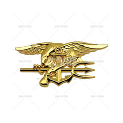 Car Styling 3D US Navy SEALs Team Decorative Metal Alloy Adhesive Emblem - Style 5