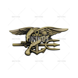 Car Styling 3D US Navy SEALs Team Decorative Metal Alloy Adhesive Emblem - Style 4
