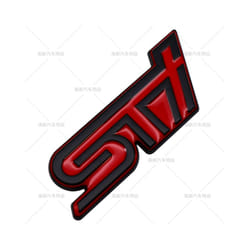 3D Metal Car Sticker STI Letter Grill Emblem Badge Car Body Door Rear - C Sticker