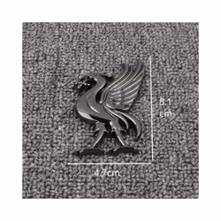 3D Metal Sticker Emblem Motorcycle Decoration Rear Trunk Badge stickers - Gold
