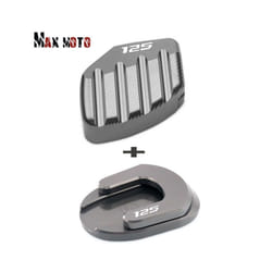 For HONDA Forza 125 2018 2019 2020 Forza125 Motorcycle Kickstand Foot - 1 SET-Titanium