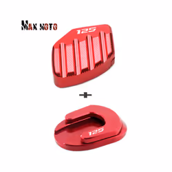 For HONDA Forza 125 2018 2019 2020 Forza125 Motorcycle Kickstand Foot - 1 SET-Red