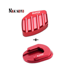For HONDA Forza 125 2018 2019 2020 Forza125 Motorcycle Kickstand Foot - 1 SET-Red