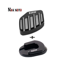 For HONDA Forza 125 2018 2019 2020 Forza125 Motorcycle Kickstand Foot - 1 SET-Black