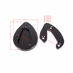 For Ducati Panigale 899 959 1199 R S 1299 R FE/S Panigale V2 V2S Kickstand - Black